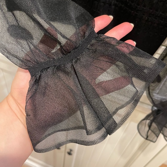 Maeve sheer sleeve sweater XL new without tags - Picture 6 of 6